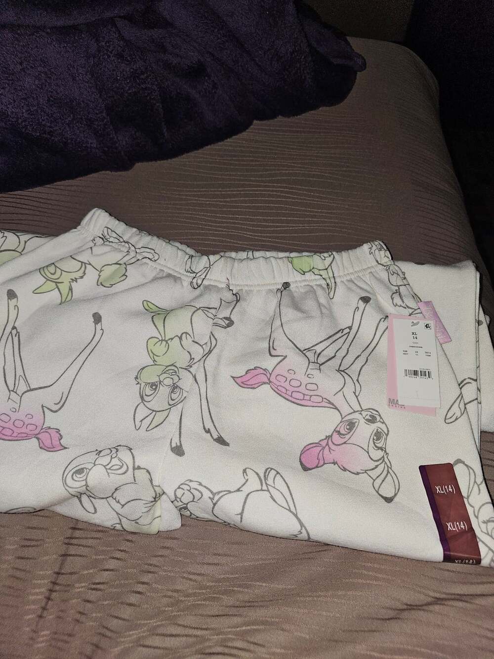 Disney Bambi Thumper Pajama Pants Size XL (14)